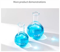 BKMAM Factory Directly Laboratory iav Flat Bottom Round Volumetric Flask 100ml